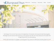 Tablet Screenshot of burgsaal.ch